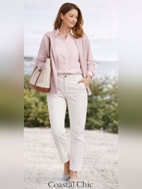 LL Bean Wrinkle-Free Pinpoint Oxford Shirt XL Relaxed Fit Button Down Classic